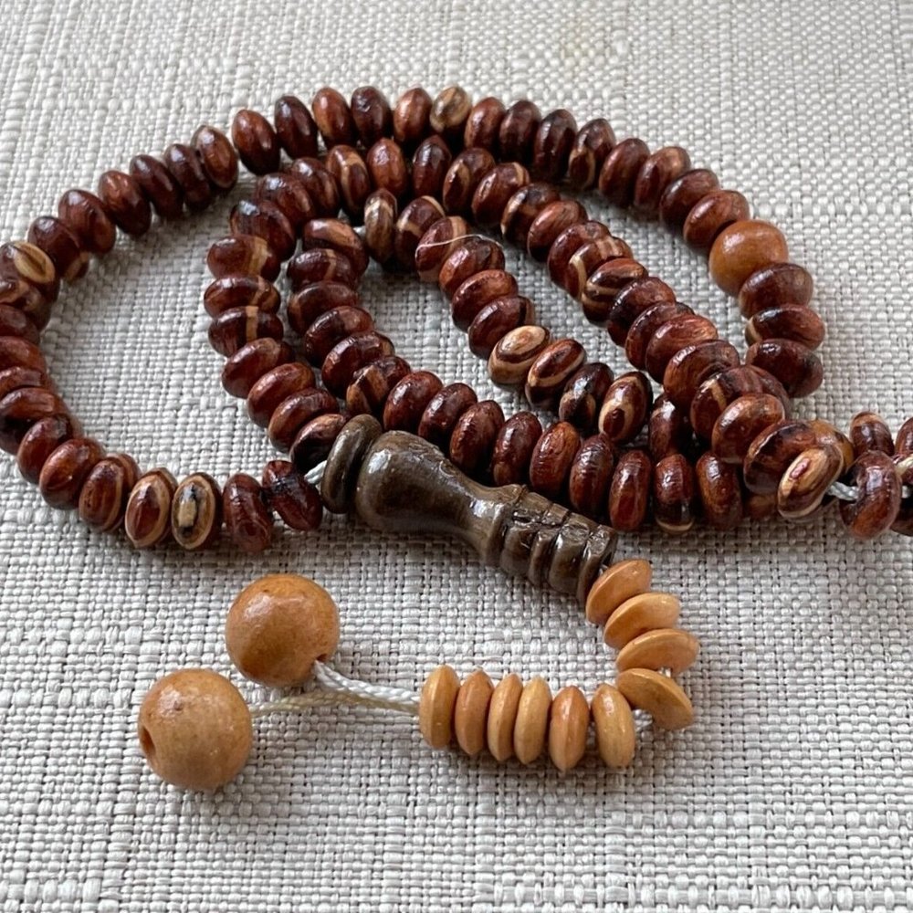 Islamic Tasbeeh Handmad Beads Prayer Beads Real Wood Muslim Tasbeh Beads New